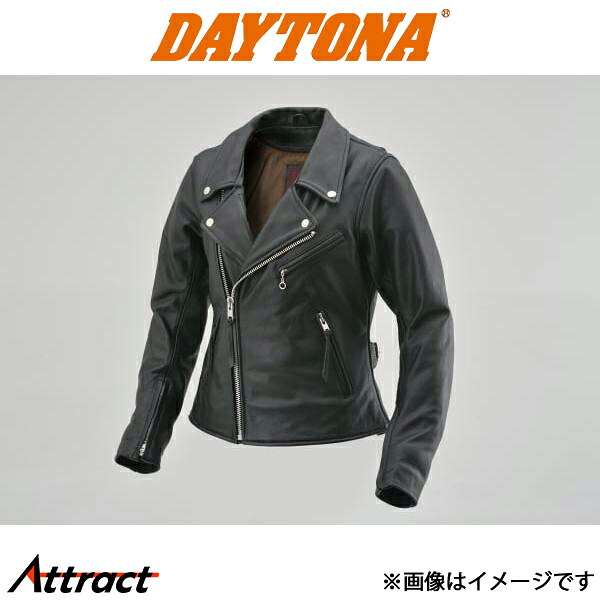 デイトナ バイク用 DL-003 ダブルライダースジャケット　ブラック バイク 17817 DAYTONA