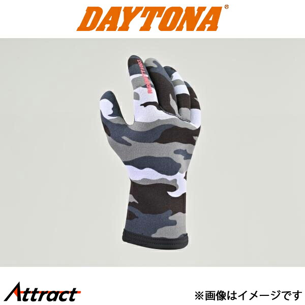 デイトナ RIDEMITT#003 ネオプレン防水グローブ　グレーカモフラージュ 68016 DAYTONA
