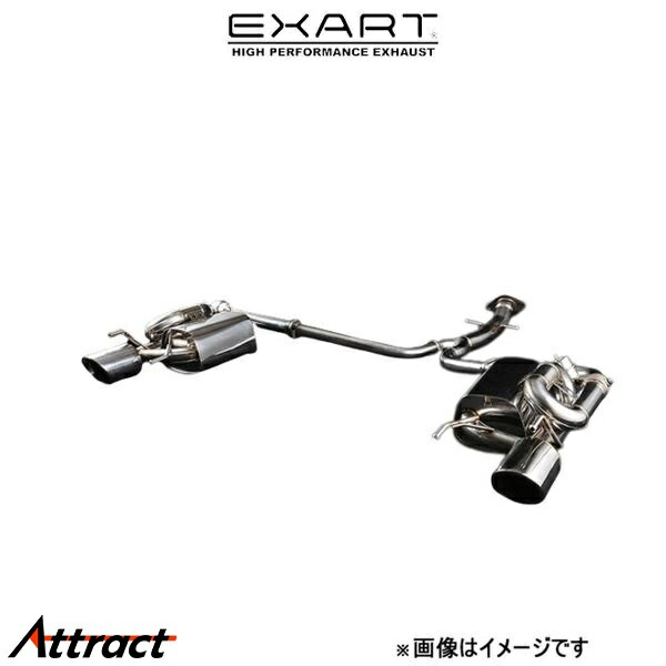 エクスアート iVSC マフラー IS350/IS250 GSE20/GSE21/GSE25 EA01-LX100 EXART スポーツマフラー