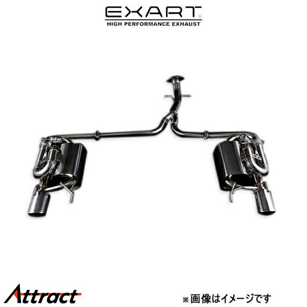 エクスアート iVSC マフラー マークX GRX130/GRX133/GRX135 EA01-TY101 EXART スポーツマフラー