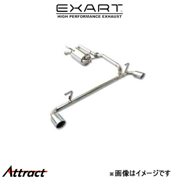 エクスアート ONE マフラー ハスラー 4AA-MR52S EA02-SZ101 EXART スポーツマフラー