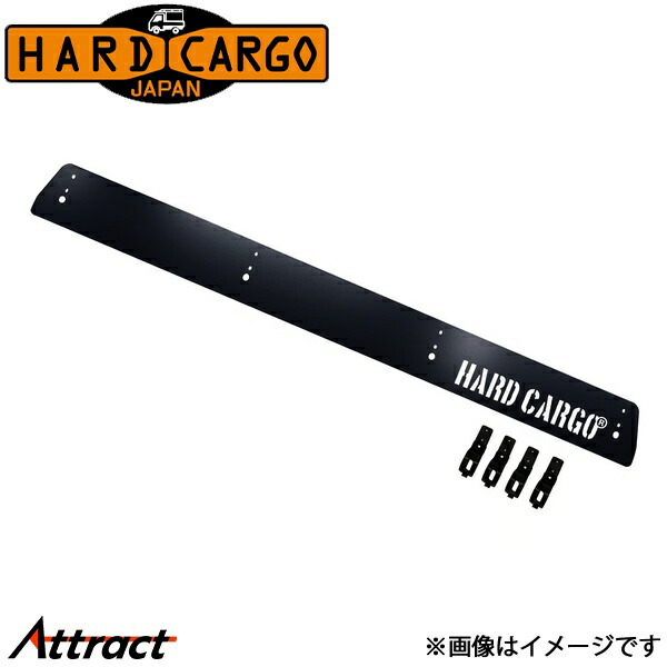 ハードカーゴ ハイエース ディフレクター HCロゴステッカーver. ダークグレー Lサイズ HARD CARGO カスタムパーツ