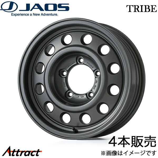 ジャオス トライブ ジムニーノマド JC74系 アルミホイール 4本(16×6J 5-139.7 ±0 マットガンメタリック)B950660MGM JAOS TRIBE