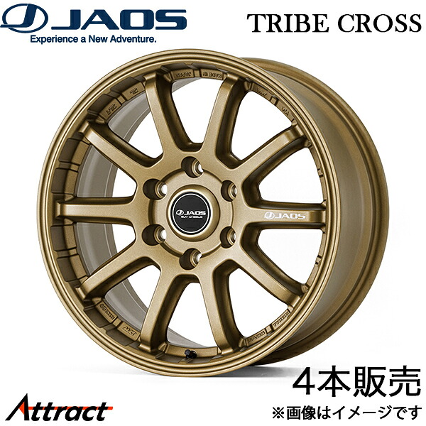 ジャオス トライブクロス ランドクルーザー 300系 アルミホイール 4本(18×8.5J 6-139.7 +55 ゴールド)B952885TGD JAOS TRIBE CROSS