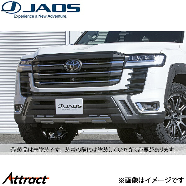 ジャオス フロントバンパーガード 未塗装品 ランドクルーザー 300系[ZX]B016051NP JAOS