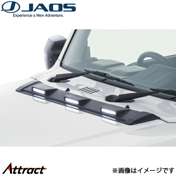 ジャオス ボンネットディフレクター マットブラック ジムニーノマド JC74系 B036513MB JAOS
