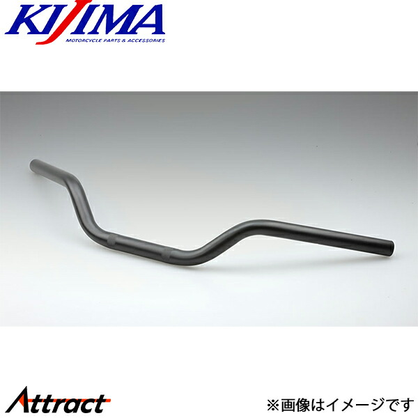 キジマ ハンドルバー 65mmバック マットブラック レブル250/500 17-24Y 204-3387 バイク用品 KIJIMA