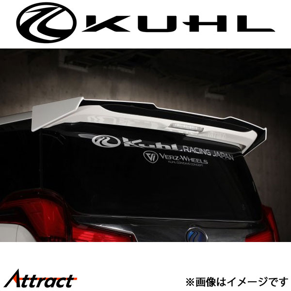 クール ヴェルファイア 30系[後期型]ルーフエンドウイング Type2 未塗装品 Ver4 30V-RS KUHL エアロ 外装パーツ｜Attract