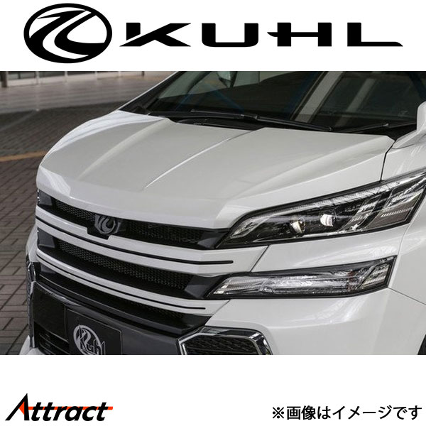 クール ヴェルファイア 30系[後期型]レーシングボンネット Ver.1 1トーン塗装品 Ver5 30V-RSGT KUHL エアロ 外装パーツ｜Attract