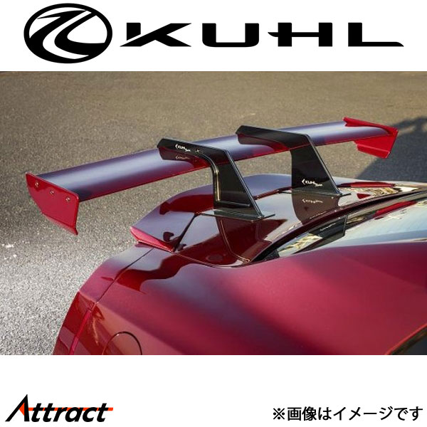 クール GT-R R35[全年式]スワンネックGTウイングミドルマウント TypeI カーボンクリア塗装品 Ver4 35R-GTII KUHL エアロ 外装パーツ