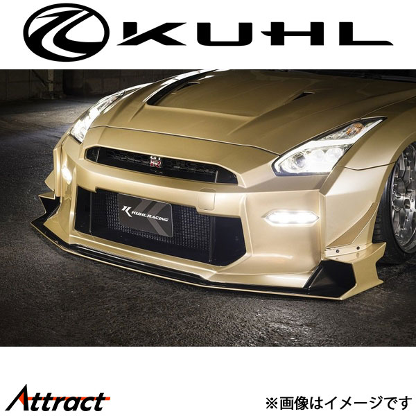 クール GT-R R35[新型 後期用]ボンネット カーボンクリア塗装品 90R-GTWR SPEC-D KUHL エアロ 外装パーツ