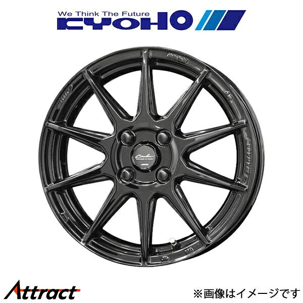 共豊 サーキュラー C10R アルミホイール 1本 ライズ A200A/A210A(16&times;6.5J 4-100 INSET45 グロスブラック)KYOHO CIRCLAR C10R｜Attract