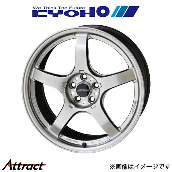 共豊 トレーサー GT-V アルミホイール 4本 RZ XEBM15(18×8.5J 5-114.3 INSET38 マットハイパーシルバー)KYOHO TRACER GT-V|Attract