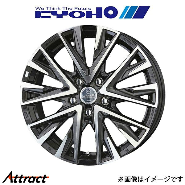 共豊 スマック レジーナ アルミホイール 1本 ノア/ヴォクシー ZRR80W/ZRR85W/ZWR80WZRR80G/ZRR85G/ZWR80G(16×6.5J 5-114.3 INSET53)KYOHO|Attract