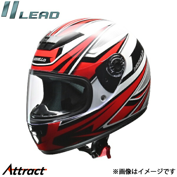 リード工業 MODELLO フルフェイスヘルメット ホワイト フリーサイズ (57～60cm未満) 全排気量対応 LEAD バイク用品 6,396円
