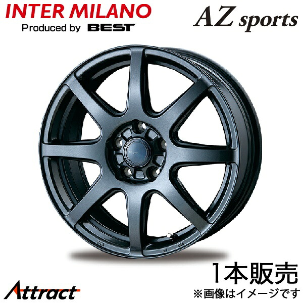 インターミラノ AZスポーツ LX-8 CR-V RD系 アルミホイール 1本(16×6.5J 5-114.3 +53 ダークグレーメタリック)INTER MILANO AZ sports|Attract