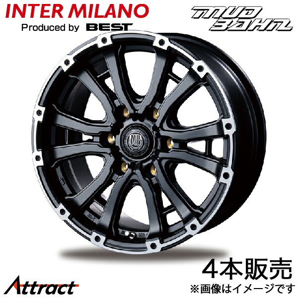 インターミラノ マットバーン XR-600S ハイエース 200系 アルミホイール 4本(16×6.5J 6-139.7 +38 セミグロスブラック)INTER MILANO|Attract