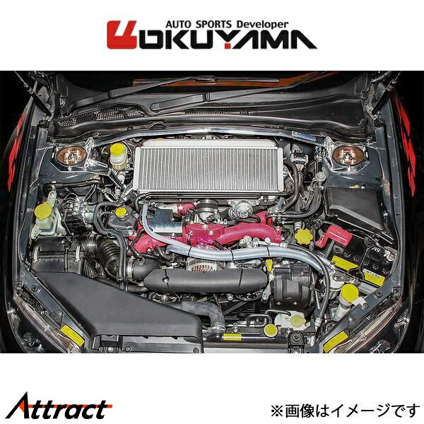オクヤマ インプレッサ GH8/GRB/GRF/GVB ストラットタワーバー フロント I MCS アルミ 641 514 0 補強パーツ|Attract