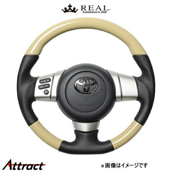 レアル ステアリング オリジナルシリーズ(ベージュ)FJクルーザー GSJ15W FJ-BGW-SL REAL