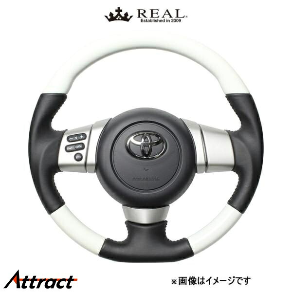 レアル ステアリング オリジナルシリーズ(ホワイト)FJクルーザー GSJ15W FJ-WHW-SL REAL