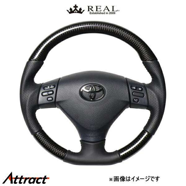 レアル ステアリング オリジナルシリーズ(ブラックカーボン)ハリアー 30系 FJH-BKC-BK REAL 36,160円
