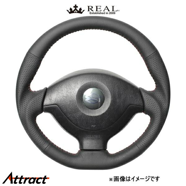 レアル ステアリング オリジナルシリーズ(オールレザー)AZオフロード JM23W JB-LPB-RD REAL 25,496円