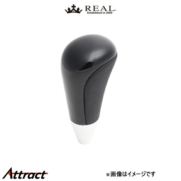 レアル ステアリング シフトノブ(ピアノブラック)ノア 80系 SKA-PBW REAL