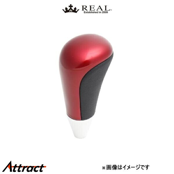 レアル ステアリング シフトノブ(パールレッド)エスティマ AHR20W SKA-RD REAL