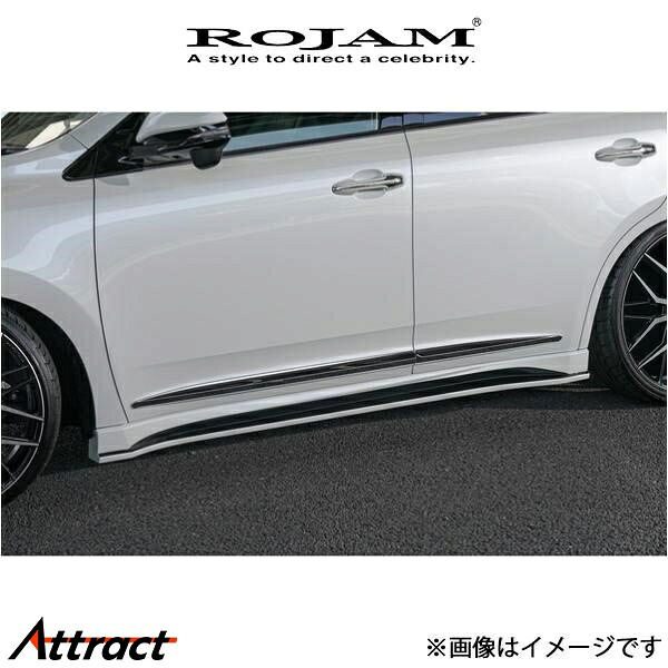 ロジャム ROJAM IRT GENIK サイドステップ ハリアー ASU60W/ASU65W 22-SS-HA60 ROJAM エアロ 外装 エクステリア