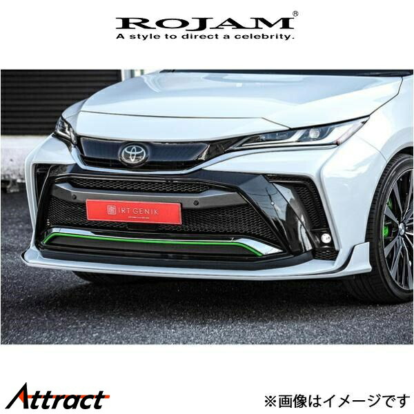 ロジャム ROJAM IRT GENIK フロントバンパースポイラー LEDレス ハリアー MXUA8/AXUH8 22-FB-HA8014 ROJAM エアロ 外装 エクステリア