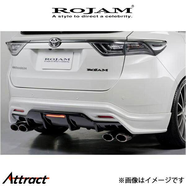ロジャム ROJAM IRT リアリップスポイラー付き.2 LED付き ハリアー ZSU65W 21-RS-HA6021 ROJAM エアロ 外装 エクステリア