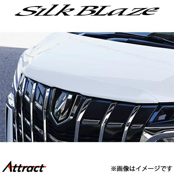 シルクブレイズ アルファード 30系[前期/S系グレード]フードトップモール(未塗装)TSR-3AL-HTM SilkBlaze