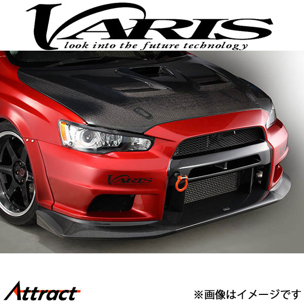 バリス フロントバンパー ワイド Ver.1 フェンダー用 ランサーエボリューションX CZ4A VAMI-177 VARIS エアロ 外装 カスタム