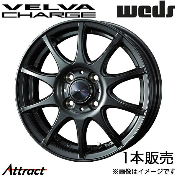 VELVA 16×6J ホイール 6B601 WEDS 14インチ 4穴 100 5J/5.5J ヴェルヴァ