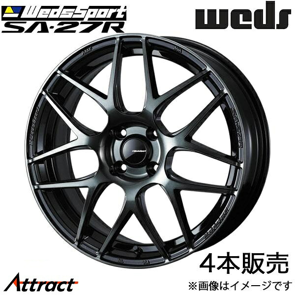 ウェッズスポーツ SA27R フレアワゴン MM21S 15インチ アルミホイール 4本 ウォースブラッククリア 0074157 WEDS WedsSport SA27R 44,629円