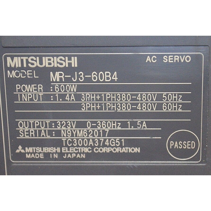 【新品◆適当お願いごと書◆貨物輸送無料】MITSUBISHI/三菱 MR-J3-60B4 サーボアンプリファイアー【６ヶ月引き請ける】