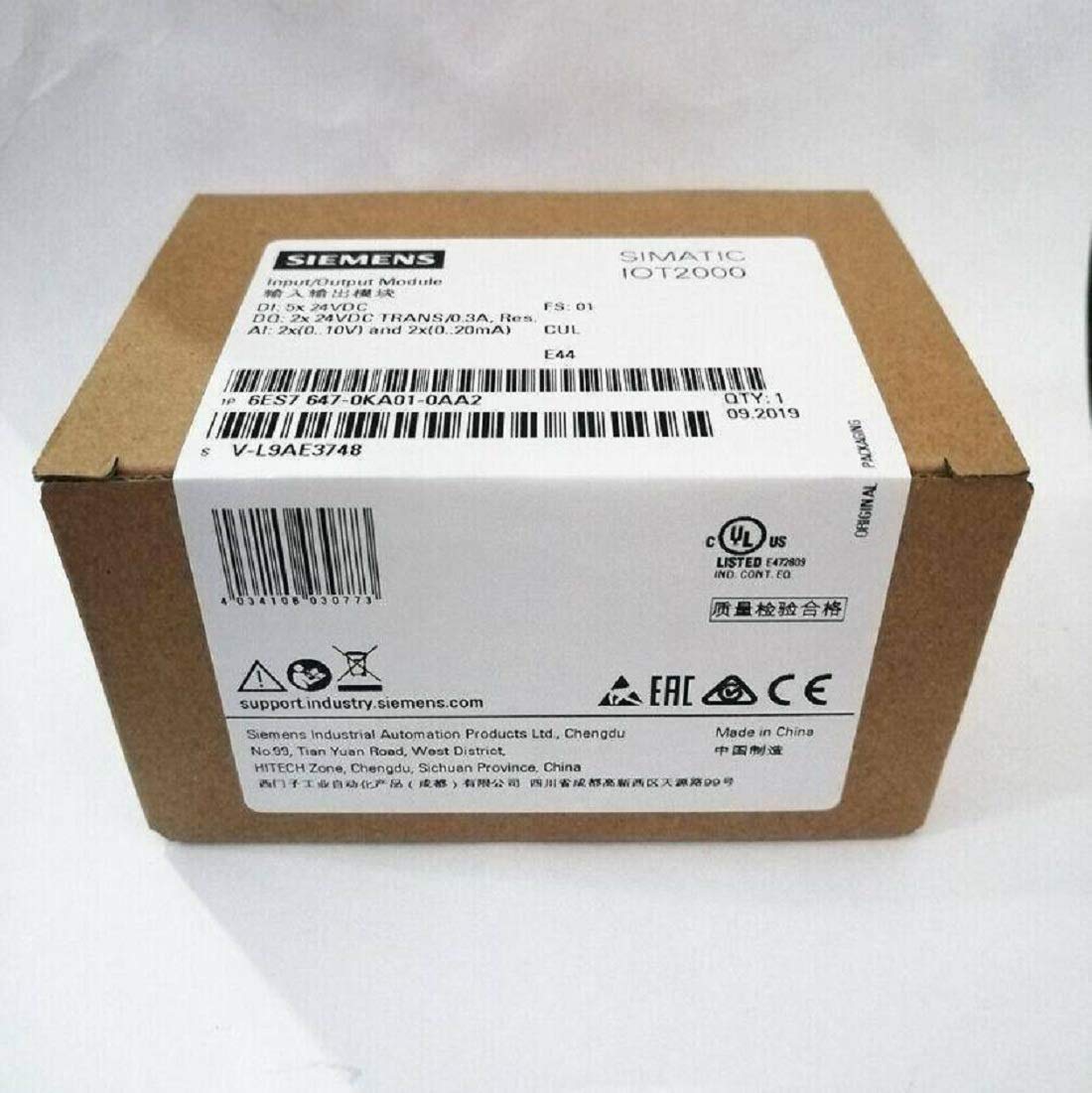 【新品★適当お願いごと書★貨物輸送無料】SIEMENS/ジーメンス 6ES7647-0KA01-0AA2【６ヶ月引き請ける】