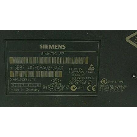 【新品★適当お願いごと書★貨物輸送無料】6ES7 407-0RA02-0AA0 SIMATIC S7-400 Power Supply Module 6ES7407-0RA02-0AA0 Sealed インチ Box 1 Year