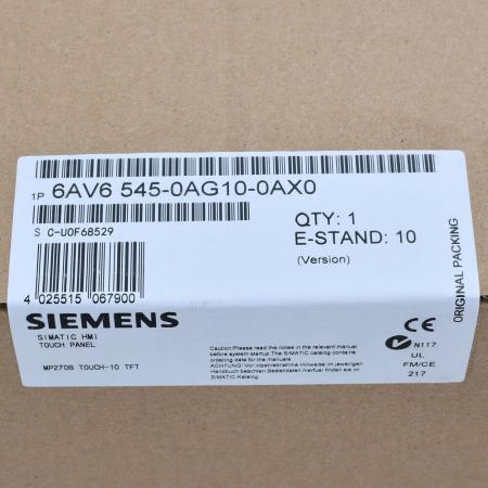 【新品★適格請求書★送料無料】SIEMENS シーメンス MP270B 6AV6545-0AG10-0AX0 タッチパネル表示器◆６ヶ月保証｜Belly Muses