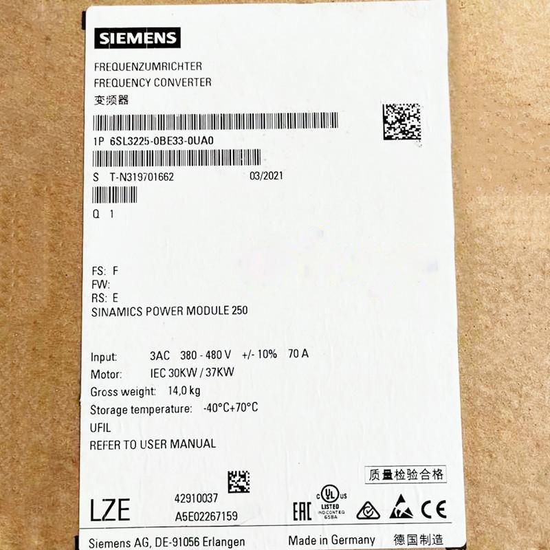 【新品★適格請求書★送料無料】SIEMENS シーメンス インバータ 6SL3225-0BE33-0UA0 PM250 480V 30kW/37kW◆6ヶ月保｜Belly Muses