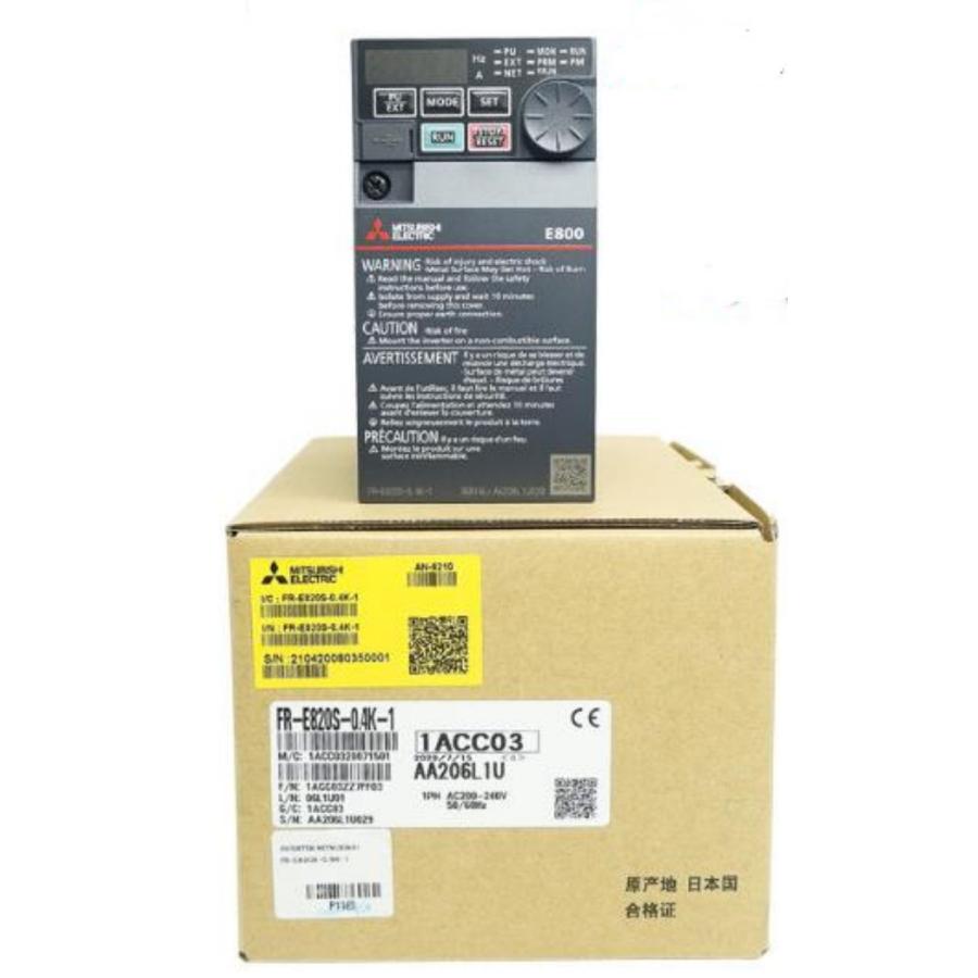 【新品★適格請求書★送料無料】 MITSUBISHI 三菱電機 FR-E820S-0.4K-1 インバーター◆ 6ヶ月保証|Belly Muses
