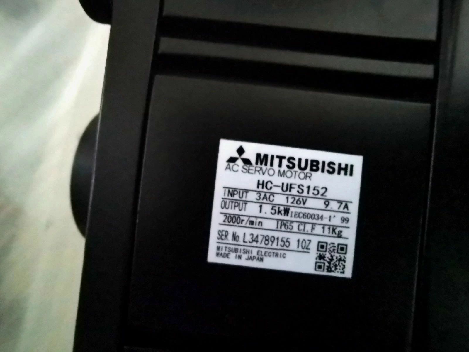 【新品◆適当お願いごと書◆貨物輸送無料】 MITSUBISHI/三菱 HC-UFS152 サーボ原動機 ◆ 6ヶ月引き請ける