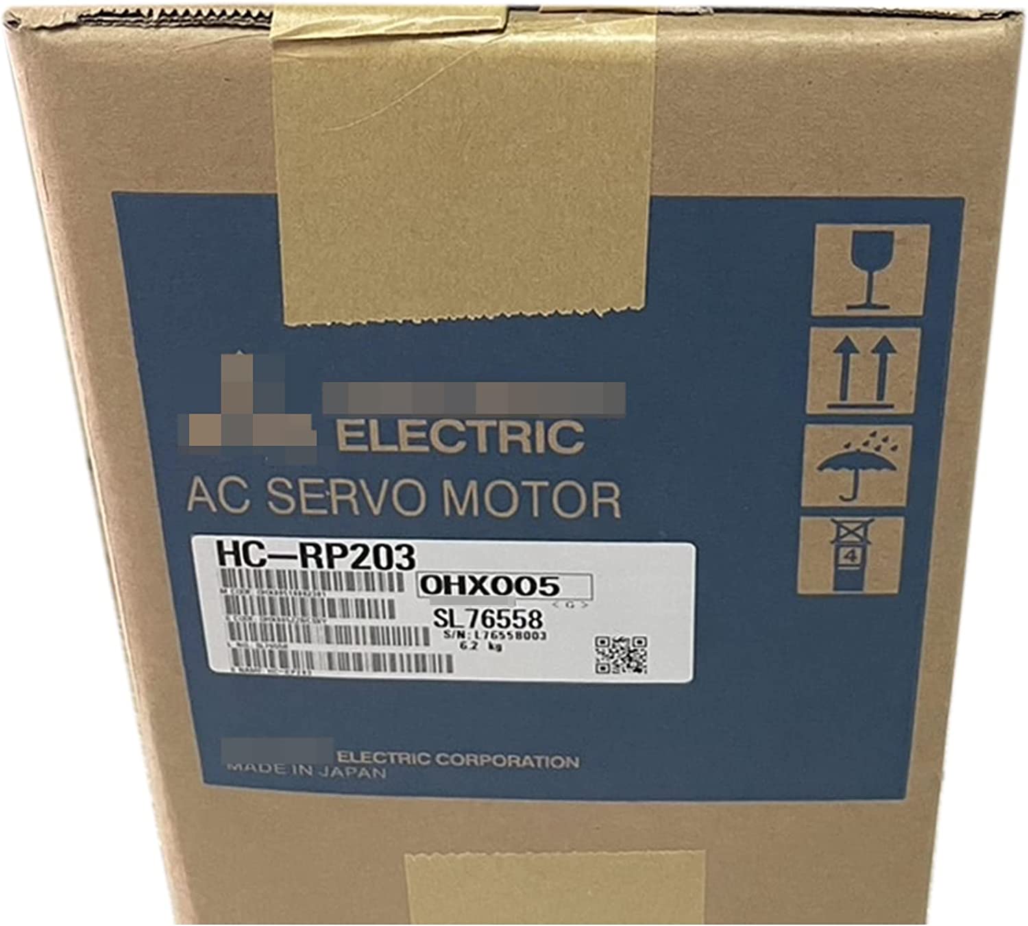 【新品★適当お願いごと書★貨物輸送無料】MITSUBISHI/三菱 HC-RP203 サーボ原動機   ◆ 6ヶ月引き受ける