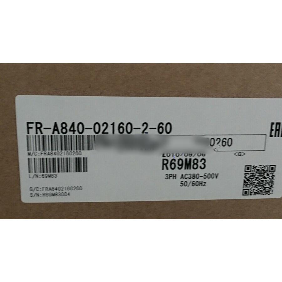 【新品★適格請求書★送料無料】MITSUBISHI 三菱電機 FR-A840-02160-2-60 インバータ【６ヶ月保証】｜Belly Muses