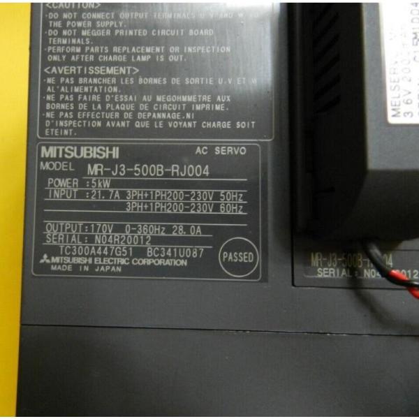 【新品★適格請求書★送料無料】 MITSUBISHI 三菱電機 MR-J3-500B-RJ004 【6ヶ月保証】|Belly Muses