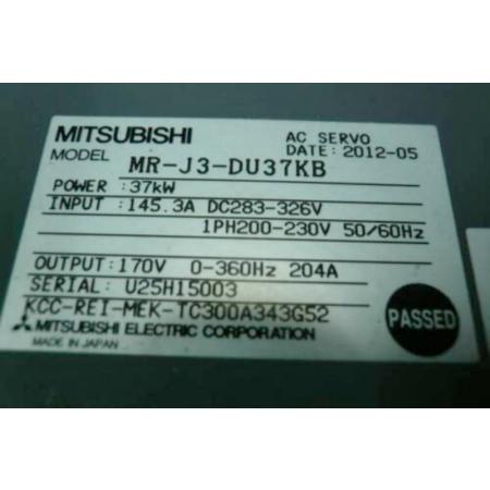 【新品★適格請求書★送料無料】MITSUBISHI 三菱電機 MR-J3-DU37KB ACサーボ【6ヶ月保証】