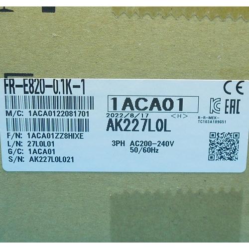 【新品★適格請求書★送料無料】MITSUBISHI三菱電機 FR-E820-0.1K-1 用高機能・高性能インバータ【6ヶ月保証】|Belly Muses