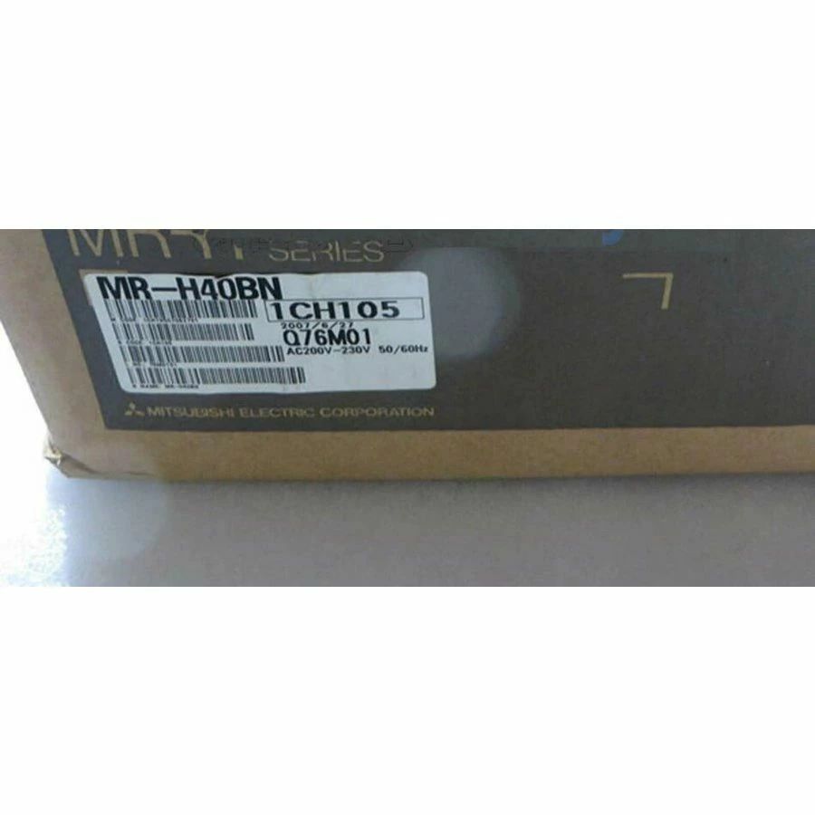 【新品★適当お願いごと書★貨物輸送無料】MITSUBISHI/三菱 MR-H40BN サーボ運転【６ヶ月引き受ける】