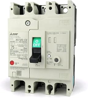 【新品★適当お願いごと書★貨物輸送無料】三菱電機 NV125-CVF 3P 75A 30MA 短絡ブレーカ F Style NV-C社会階級（経済システム品） 短絡立ちふさがる器（短絡ブレー