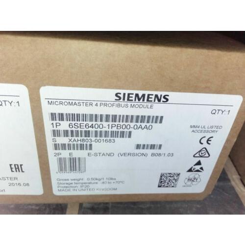 【新品★適当お願いごと書★貨物輸送無料】Siemens ジーメンス 6SE6400-1PB00-0AA0 中央処理装置モデュール【６ヶ月引き受ける】